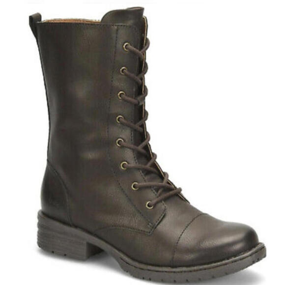 Shoes - b.o.c. Women's Carissa Lace Up Booties Dark Brown Size 11M
